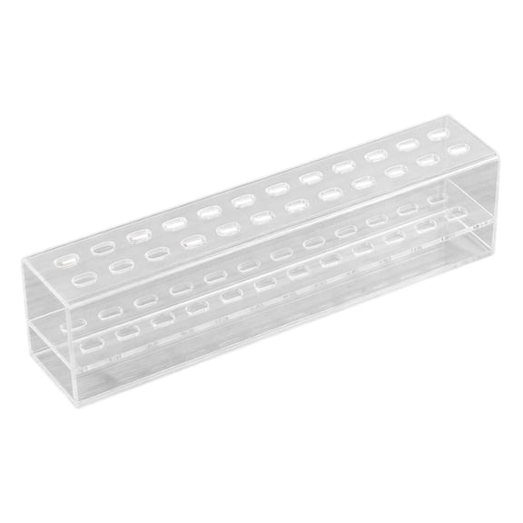 Bothyi Eyelash Tweezers Holder Acrylic Storage Box Transparent Organizer Stand for Lash 24 Hole