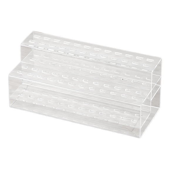 Bothyi Eyelash Tweezers Holder Acrylic Storage Box Transparent Organizer Stand for Lash 48 Hole