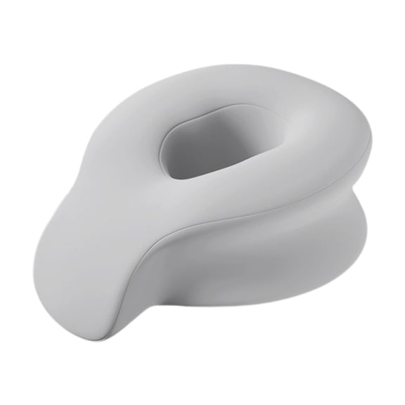 Bothyi Face Down Prone Pillow Travel Comfortable Washable Cover Table Neck Head Cushion Grey