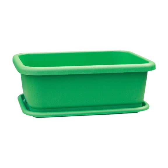 Bothyi Flower Pot Planter Box with Tray for Vegetables and Flowers Growing Pot for