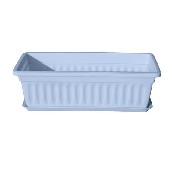 Bothyi Flower Pot Window Box Planter Outdoor Indoor Plant Container Vegetable Gardening Blue