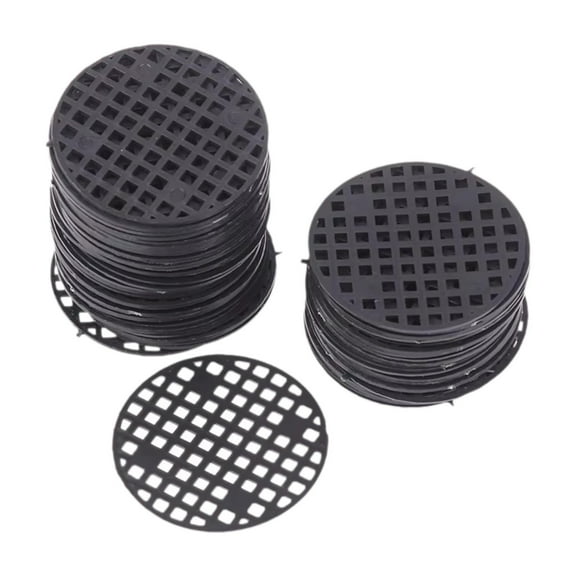 Bothyi FlowerPot Bottom Mesh Pads, Round, Gardening Accessories, Basin Bottom Grid Mats Diameter 4.5 cm