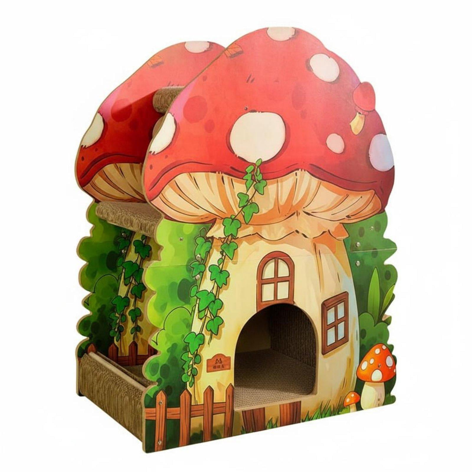 Bothyi Fungi Feline House Creative Design Multilevel Feline Scratcher ...