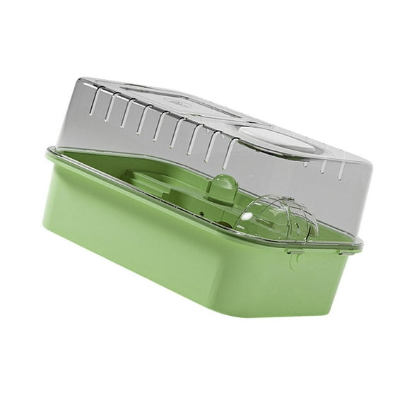 Bothyi Hamster Cage Clear Portable Small Animal Cage for Bunny Guinea Pigs Hedgehog green
