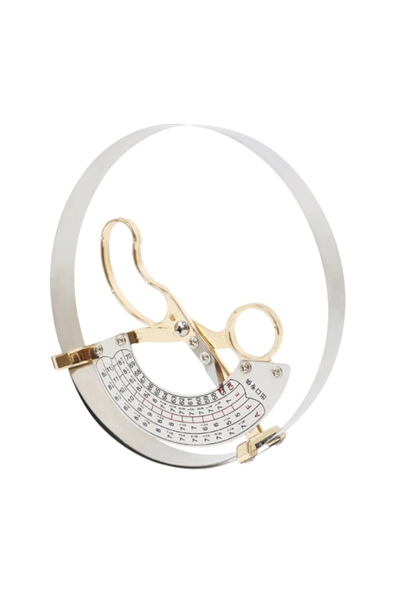 Hat Ruler Stainless Steel Caliper Compact Practice Ruler Hat Lightweight for Hat XL