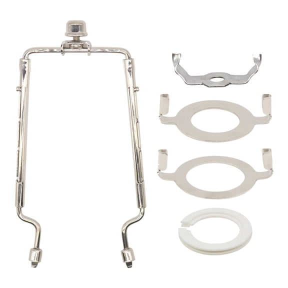 Bothyi Lamp Shade Harp, Holder, Lampshade Bracket, Support, Adjustable Holder Elevating argent
