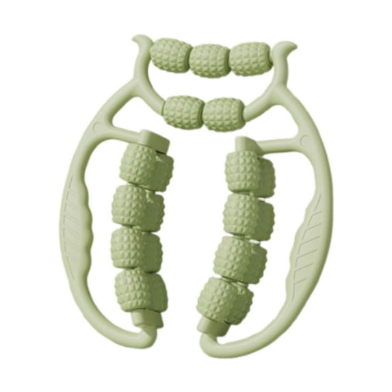 Bothyi Leg Massager Roller Deep Tissue Massage Equipment 21 Wheel Muscle Massage Roller Green