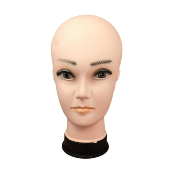 Bothyi Male Bald Mannequin Head Lightweight Wig Holder for Hats Hairpieces Earrings