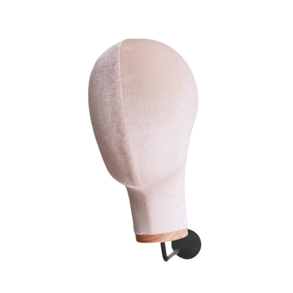 Bothyi Mannequin Head Lightweight Multipurpose Wall Mount Stand for Retail Shop Beige