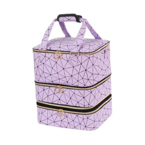 Bothyi Nail Polish Organizer Case 3 Layer Essential Oil Travel Makeup Cosmetic Case