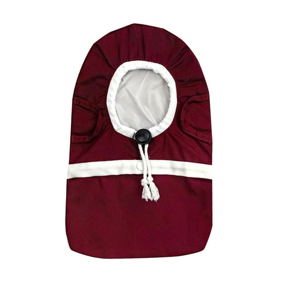 Bothyi Ostomy Bag Cover Adjustable Portable Accessories Soft Protective Stoma Pouch dark red