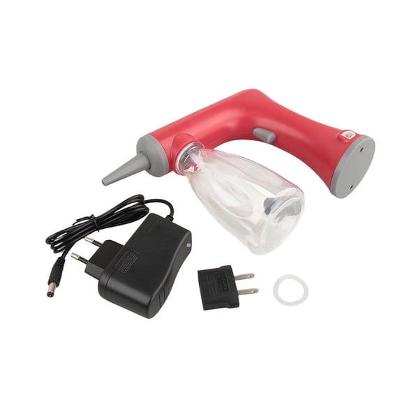 Bothyi Perming Foaming Machine Electric Bubble Device Hair Steamer Rechargable Styling Tool Made of PP Material Suitable for Professional Salon Barber Shop Home Use Red 150ml
