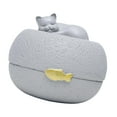 thumbnail image 1 of Bothyi Pet Ash Container Cat Cremation Urn Accessory for Indoor Outdoor 5.1x3.9inch, 1 of 8
