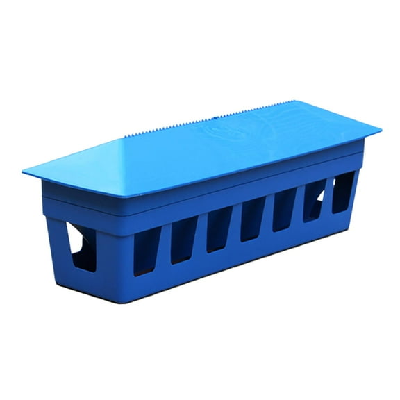 Bothyi Pigeon Feeder Slot Container Thick Food Dispenser for Quails Parrots Poultry