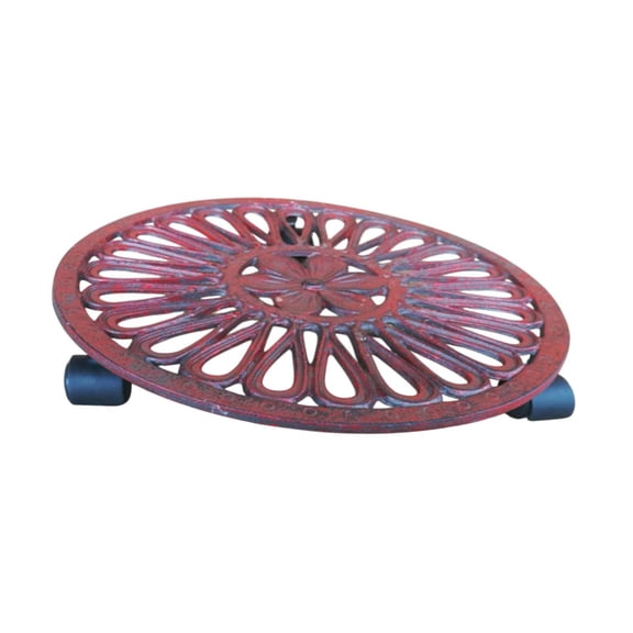 Bothyi Plant Stand with Wheels Iron Accessory Pallet Trolley for Home Office Garden