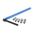 thumbnail image 1 of Bothyi Plumber Back Nut Kit Manual Tool Professional Removal Tool Socket Wrench Kit Blue, 1 of 7