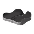 thumbnail image 1 of Bothyi Seat Cushion ,Chair Pad Breathable Thickened Non Slip Sitting Pad, Office Chair Cushion for Car, Tailbone Butt Back Coccyx Black Gray, 1 of 8