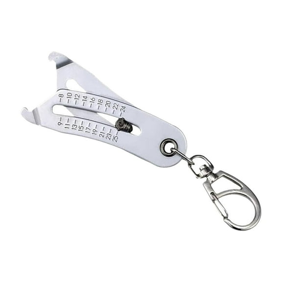 Bothyi Thread Size Checker Keychain Nut Bolt Thread Gauge Identifier