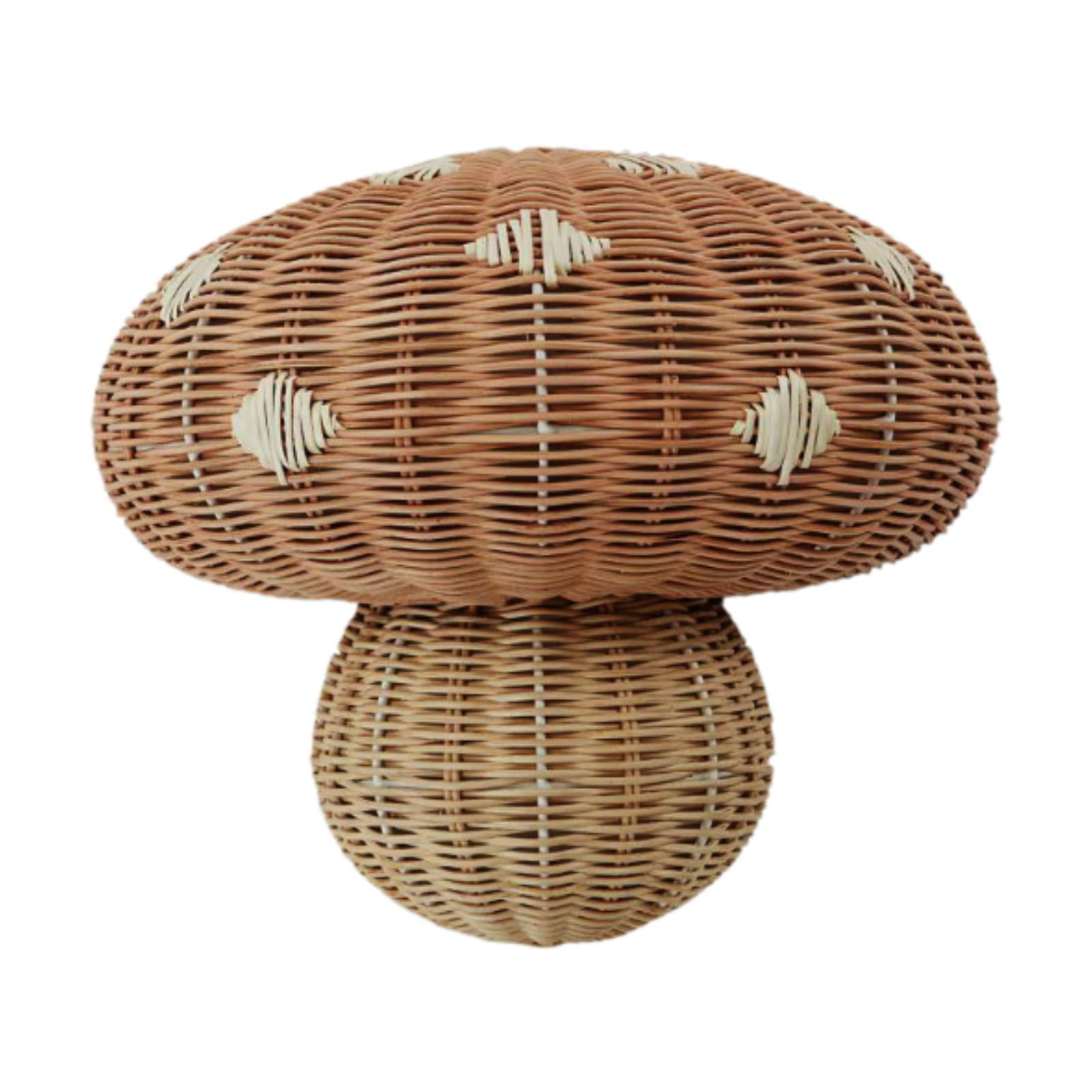 Bothyi Wall Hanging Lamp Shade Handwoven Lampshade Shaped Boho Retro Lamp Bulb