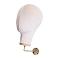 thumbnail image 1 of Bothyi Wall Mounted Female Velvet Mannequin Head Hat Display Stand for Salons Homes Beige, 1 of 8