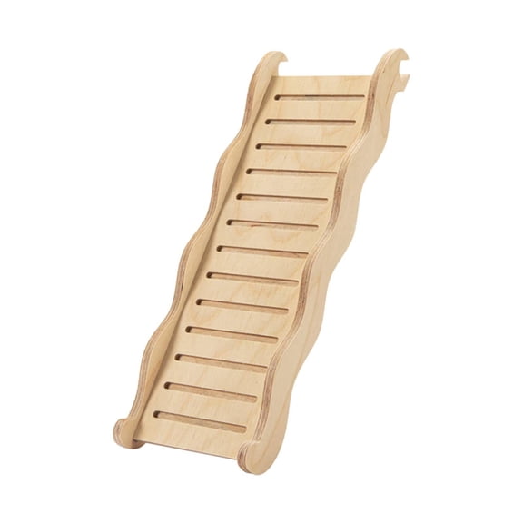 Bothyi Wooden Hamster Ladder Activity Dwarf Hamster Bridge for Rat Chinchilla Mouse L