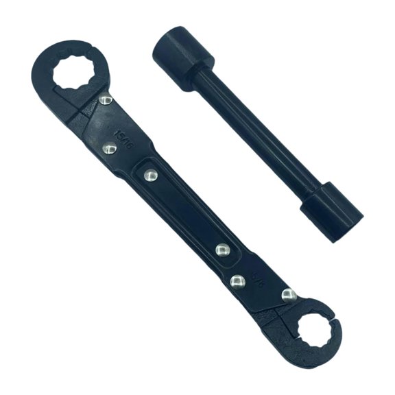 Bothyi Wrench Plumbing Tool Removal Tool Practical Easy to Use for Plumber Wear Resistant Premium Plumbing Wrench Kit With Stop Wrench