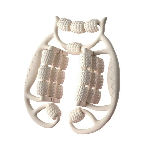 Bothyi for Legs Massage Wheeled Lightweight Leg Roller for Thighs Massage White