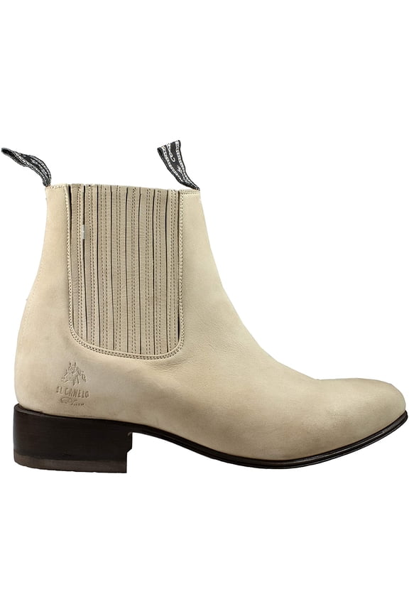 Botin Charro for Men's , Anckle boots leather nobuck