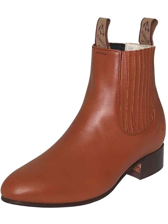 Botin Charro for Men's Canelo Deer (227) Leather,Anckle boots