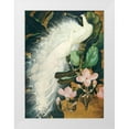 thumbnail image 1 of Botke, Jessie 25x32 White Modern Wood Framed Museum Art Print Titled - White Peacocks, 1 of 4