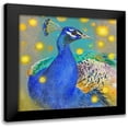 thumbnail image 1 of Botman, Loes 15x15 Black Modern Framed Museum Art Print Titled - Pfau, 1 of 5