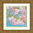 thumbnail image 1 of Botman, Loes 15x15 Gold Ornate Wood Framed with Double Matting Museum Art Print Titled - Japanese Cherry Blossom, 1 of 4