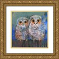 thumbnail image 1 of Botman, Loes 15x15 Gold Ornate Wood Framed with Double Matting Museum Art Print Titled - Waldkauze, 1 of 4