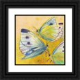thumbnail image 1 of Botman, Loes 26x26 Black Ornate Wood Framed with Double Matting Museum Art Print Titled - Schmetterlinge, 1 of 4