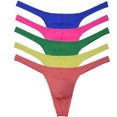 thumbnail image 1 of Botmois 5Pack Men's Spandex Thong Hipster Mini Bottoms Briefs Underwear Breathable Tangas Sunbathe Underpants Lingerie BLPG XL, 1 of 3
