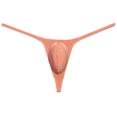 thumbnail image 1 of Botmois Men Briefs Shiny Enhance Bikini Bulge Pouch Ruched Skimpy Underwear Watermelon Red M, 1 of 3