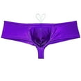 thumbnail image 1 of Botmois Men Pouch Drawstring Bathing Swimsuit Swimsuits Board Surf Trunks Bikini Swimming Boxer Briefs Purple L, 1 of 4
