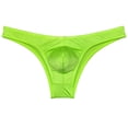 thumbnail image 1 of Botmois Men Shiny Bikini Briefs Underwear Hipster Pants Panties Solid Touch Briefs Enhance Pouch Cheeky Briefs Apple Green M, 1 of 3
