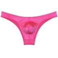 thumbnail image 1 of Botmois Men Shiny Bikini Briefs Underwear Hipster Pants Panties Solid Touch Briefs Enhance Pouch Cheeky Briefs Neon Pink M, 1 of 3