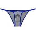 thumbnail image 1 of Botmois Men's Ice Silk Bulge Pouch Bikini Briefs Underwear Sports Ultra Thin Underpants Low Waist Bikini Hombre Linge Gray M, 1 of 3