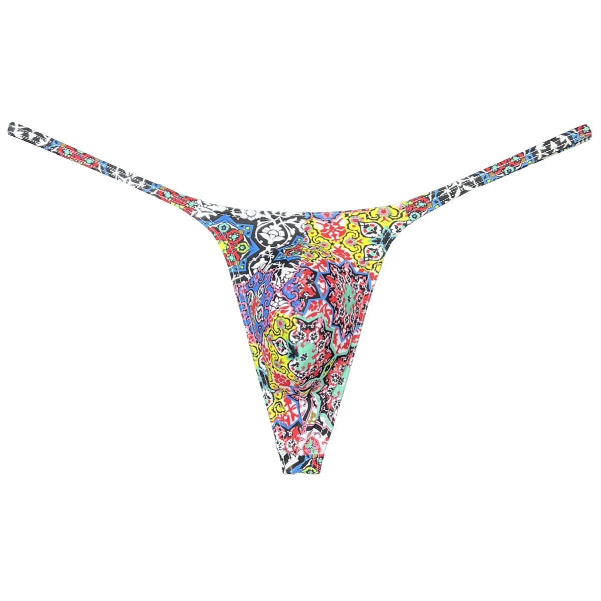 Botmois Men's Print Tongs Pouch Bikini Tangas Mini Bottom Briefs ...