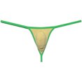 thumbnail image 1 of Botmois Men's Thong Solid Bikini Mini Bottom Briefs Spandex Pouch Micro Tangas T-back Jockstrap Underwear Camel L, 1 of 3