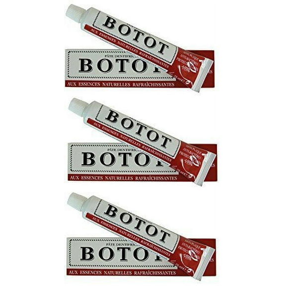 Botot Natural European Toothpaste 75 ml, 3 Boxes by Kalastyle