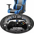 thumbnail image 1 of Botoutin Gaming Chair Mat Round Hardwood Floor Office Chair Mats with 47" x 47", Gray, 1 of 7
