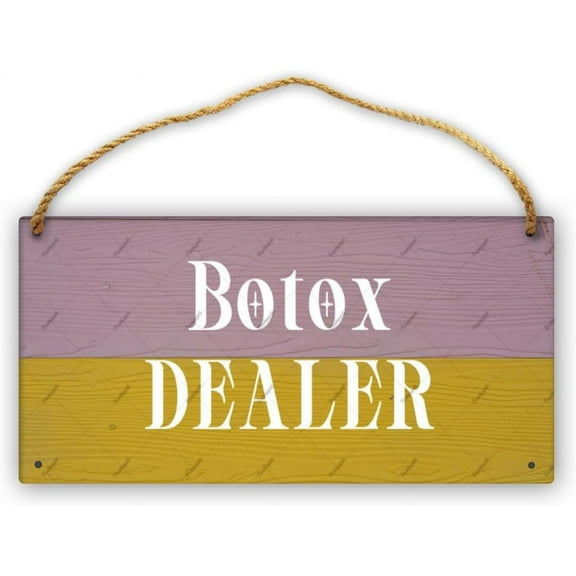 Botox Dealer Signs Gift Farmhouse G Sign Rustic Wall Art Home Office Decoration 12 X 6 Inches