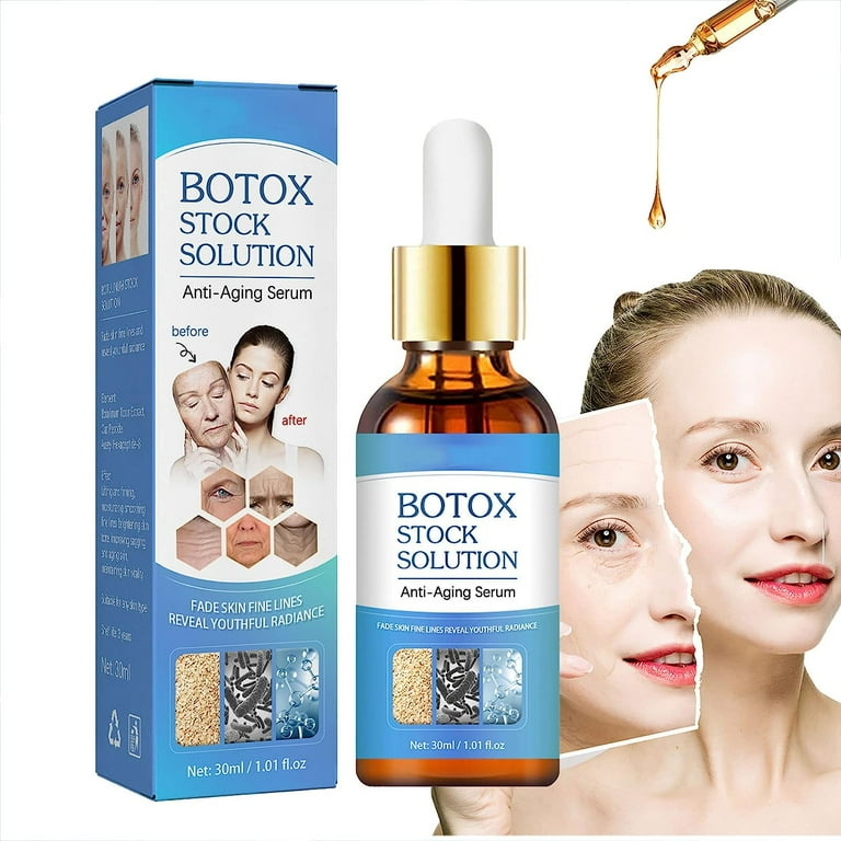 Botox in a Bottle: Anti-Aging, Anti-Wrinkle Facial Serum, Boosts 