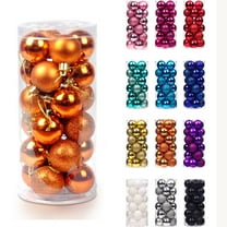 Botrong 24Pcs Christmas Tree Balls Ornaments for Xmas Christmas Tree 30mm/1.18" Shatterproof Christmas Tree Decorations Hanging Ball for Holiday Wedding Party Christmas Decorations Clearance