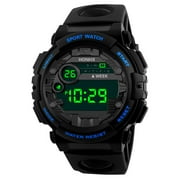 Botrong HONHX Mens Digital LED Watch Date Sport Men Outdoor Electronic Watch Gifts for Family on Clearance