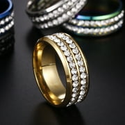 Botrong Rings for Women Ladies Fashion Double Fashion Creative Women Ring Jewelry