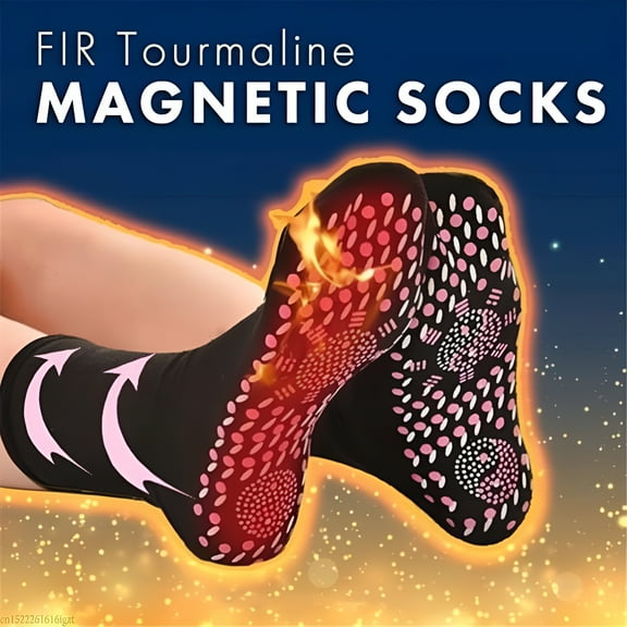Botrong Socks Self Heating Warm Tourmaline Socks Pain Relief Unisex Gifts for Family